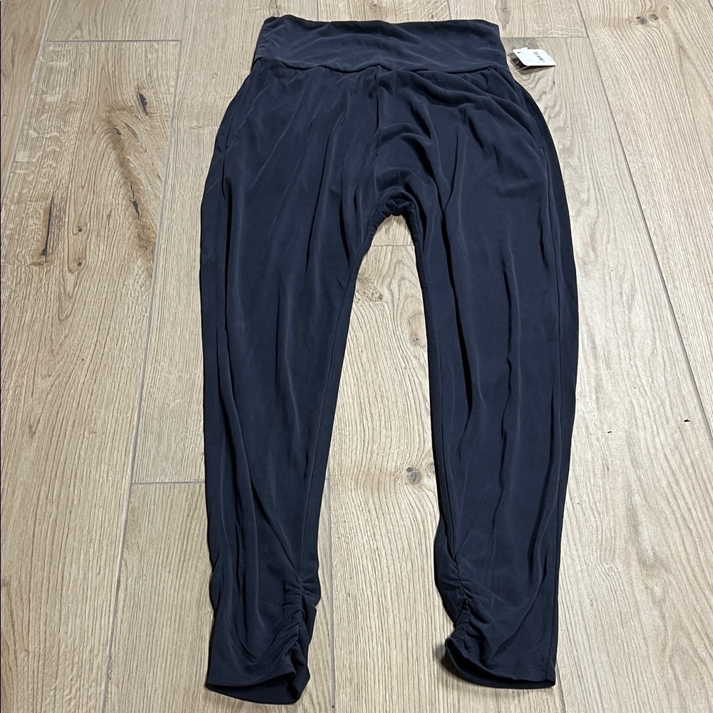 Free People Echo Harlem Black High-Waisted pants